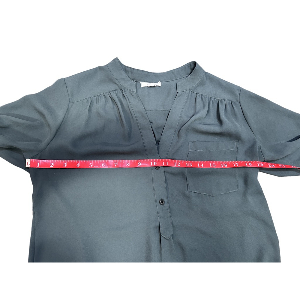 Pleione Green Blouse S - Picture 5 of 7